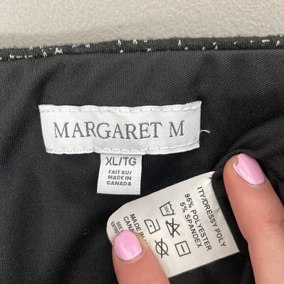 Margaret M A-Line Skirt Black Speckled Size X Large XL - Picture 14 of 14
